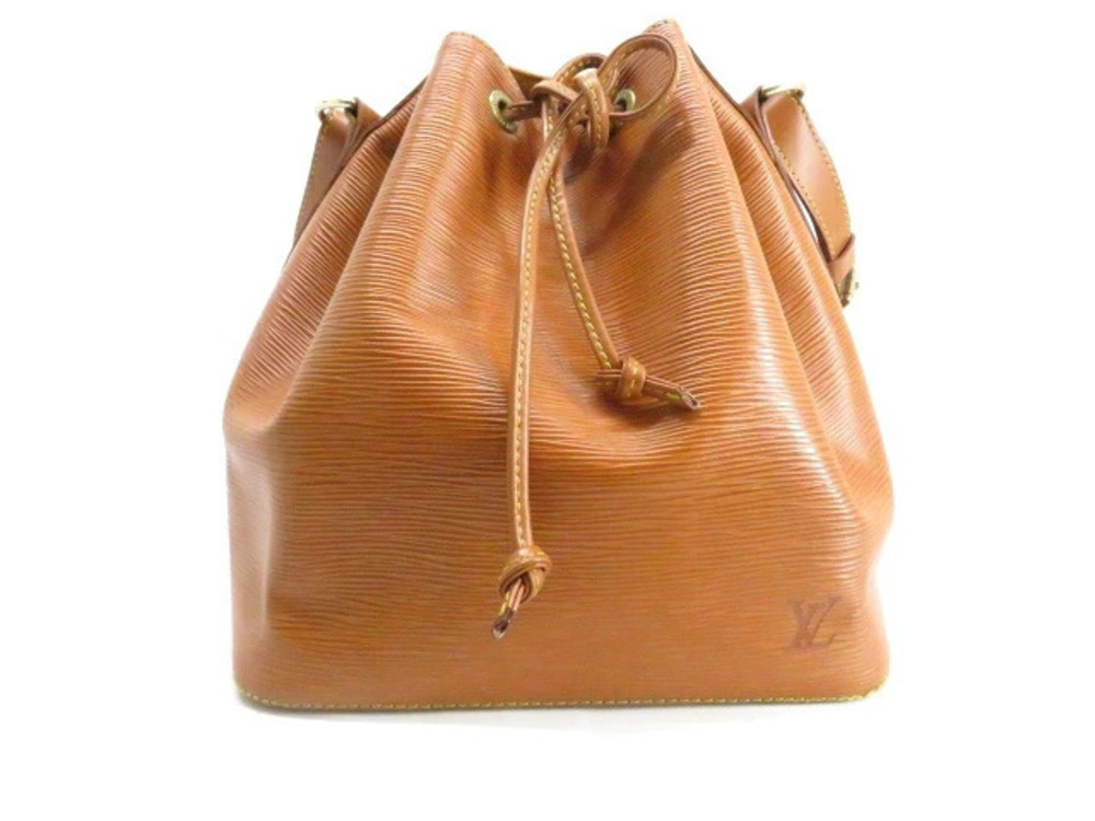 LOUIS VUITTON Shoulder Bag Epi Zipangu Gold Brown